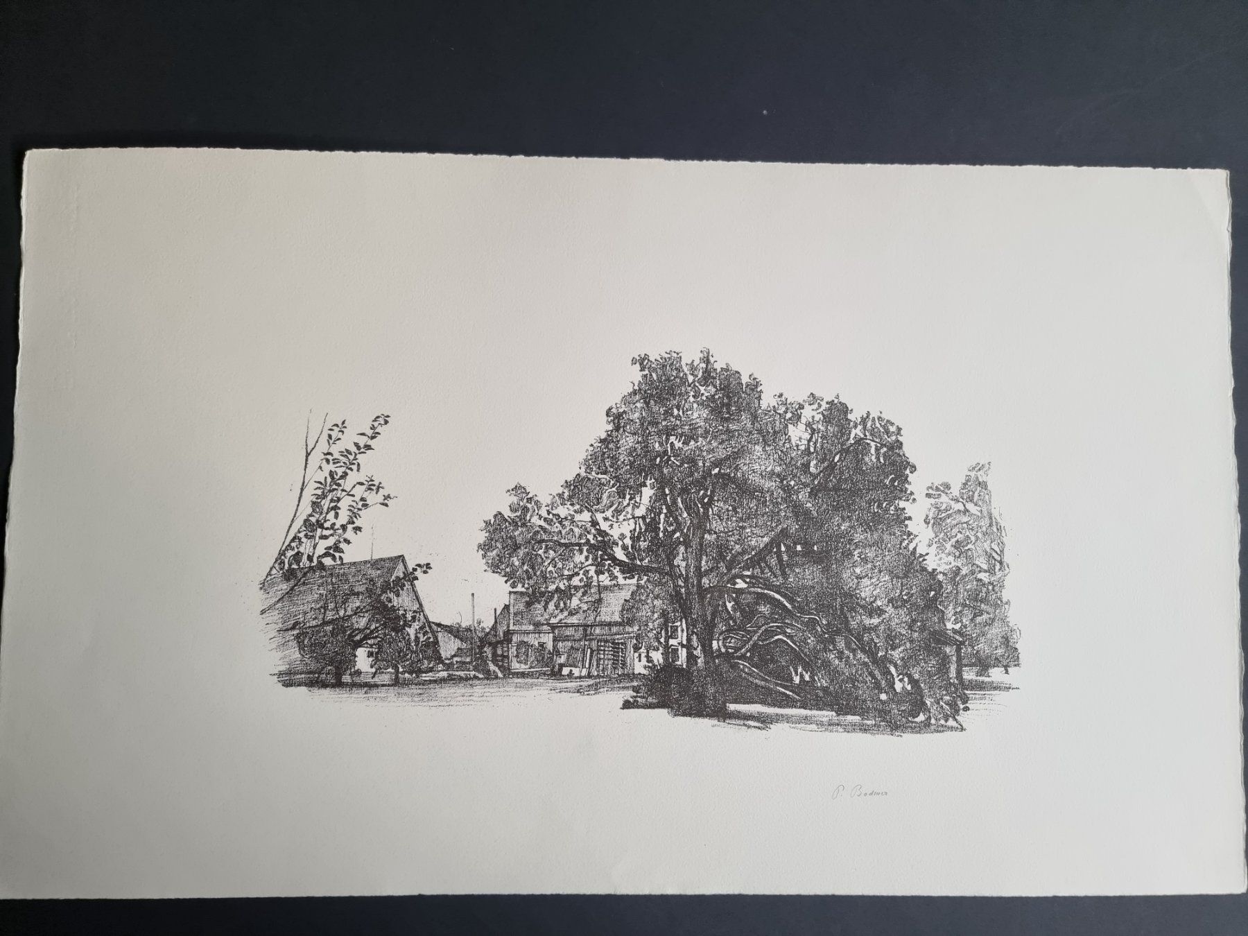 Grafiken & Lithographien: BODMER PAUL LITHOGRAPHIE SIGNIERT – Gebraucht aus Gersau von kunst-online 1