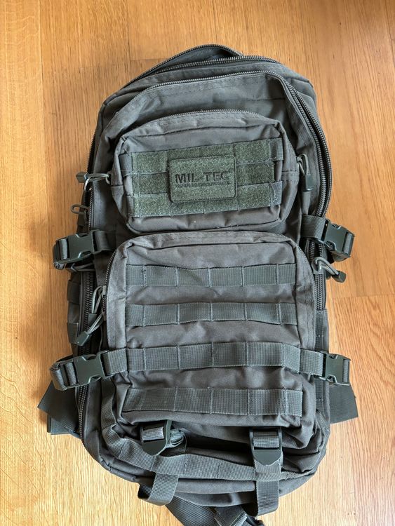 MIL-TEC U.S. Assault trekking rucksack 36L backpack woodland camo hiking daypack