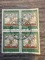 Schweiz Briefmarke Pro Patria 1967 Viererblock Top Zustand!