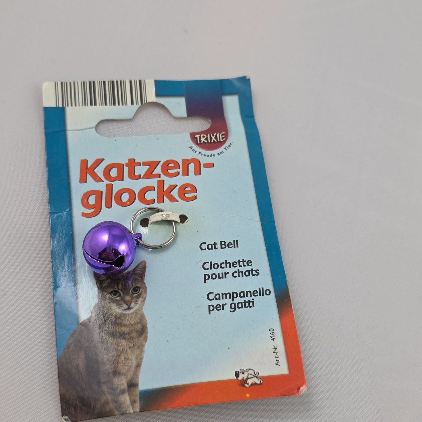 Campanacci mucche: Lila Katzenglocke neu  666 – Nuovo e nell'imballaggio originale da Wald ZH venduto da Martin79
