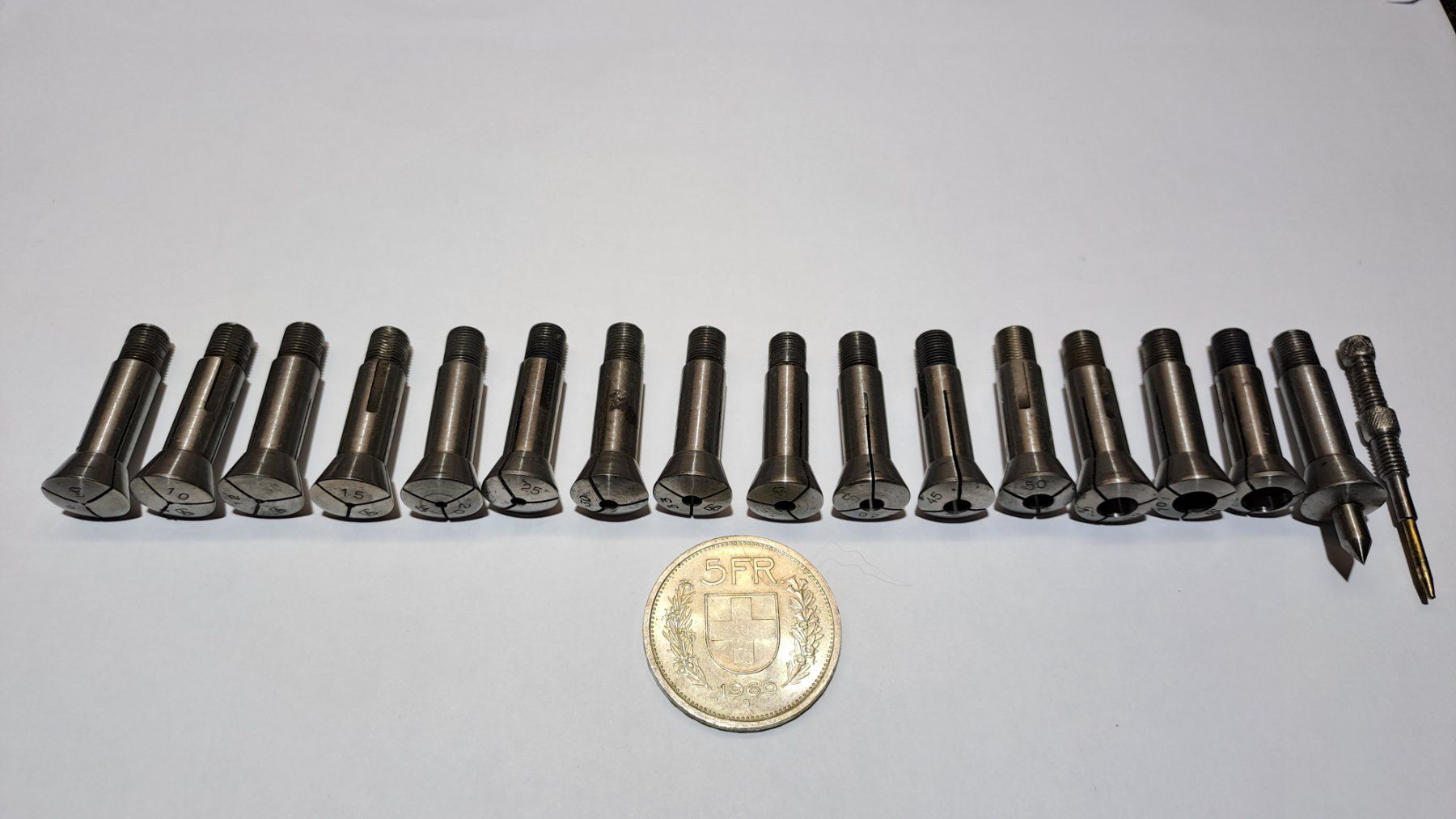 Schaublin Alle Werkzeuge: Pinces pour tour Schaublin. – Gebraucht aus Cortaillod von FredM77