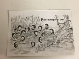 HANDELSDIPLOM  KARTE  JNGENBOHL 1953