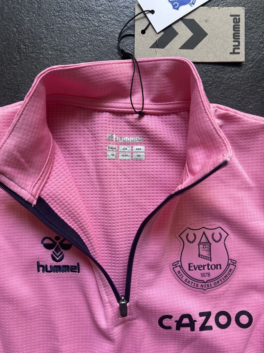 Scarpe, pantaloni & magliette da ginnastica: Everton Trainingspullover, Kinder, Gr. 128, Neu mit Etikett – Nuovo (secondo la descrizione) da Wil / ZH venduto da Fellow16 1
