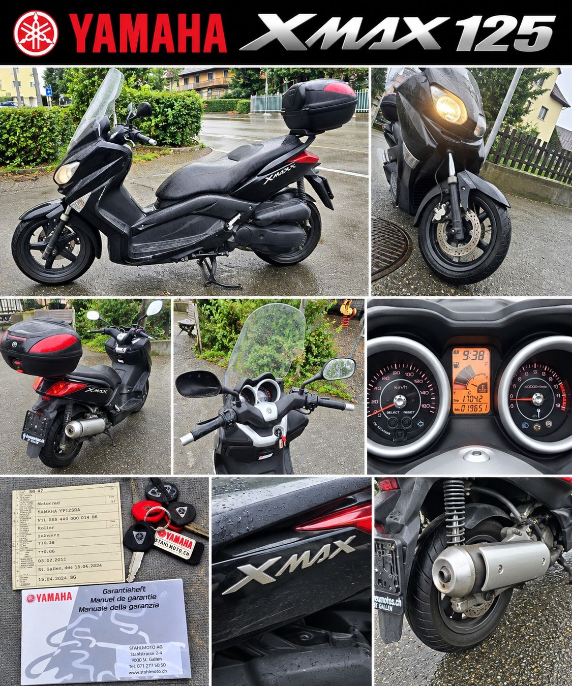 Yamaha Altro: Yamaha XMAX 125 Roller  19651 km – Usato da goldach venduto da siwem 7