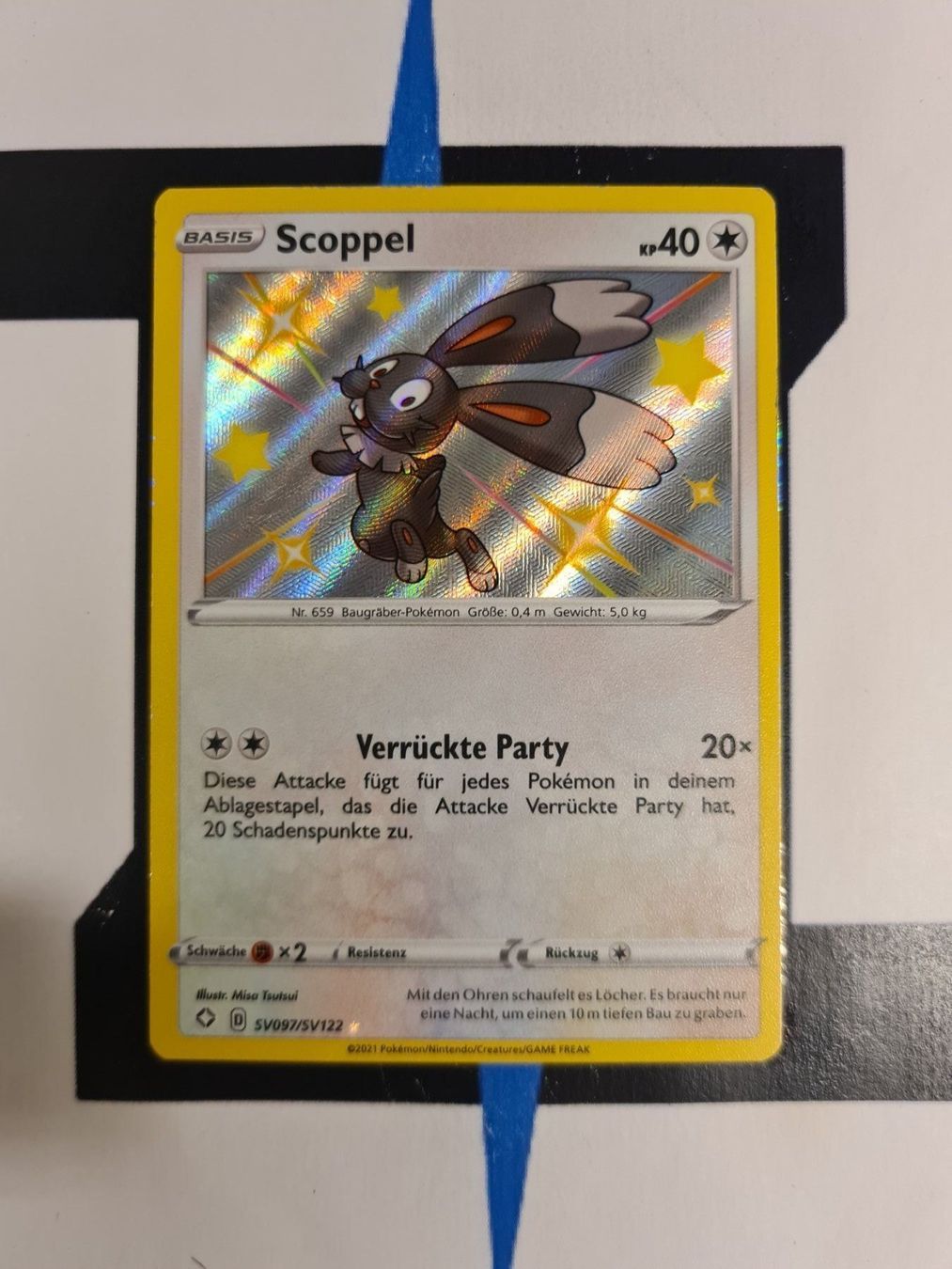 Pokémon Carte collezionabili: Scoppel SHF SV97 DE EX – Nuovo (secondo la descrizione) da Basel venduto da Zadoys