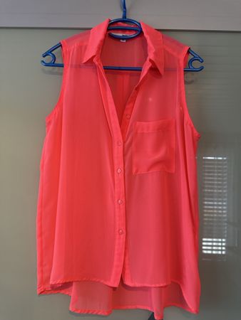 Tally Weijl Sommerbluse, Neon-Pink, Gr. 36, Top Zustand!