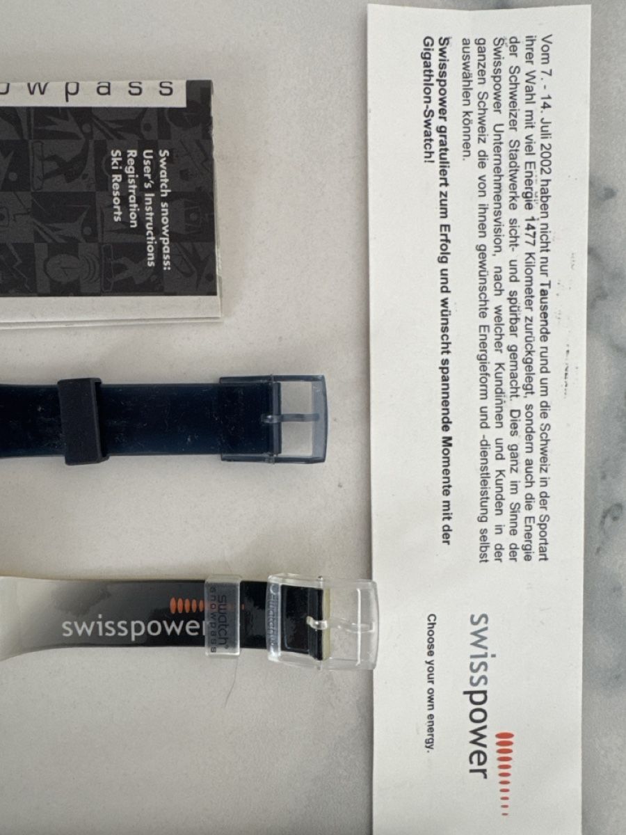Swatch Orologi: Swisspower Gigathlon Swatch – Nuovo (secondo la descrizione) da Muri AG venduto da fab71 2