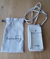Taschenherz Handytasche Portemonnaie grau Neu mit Staubbeut