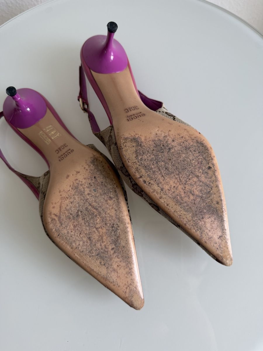 Gucci Chaussures femmes: Slingback monogramme Gucci vintage – D'occasion à Cressier FR par Kvito4ka 1
