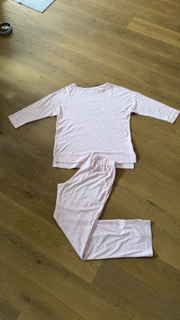 Bequemes Tchibo Damen Baumwollpyjama (Oberteil&Hose) Gr36/38