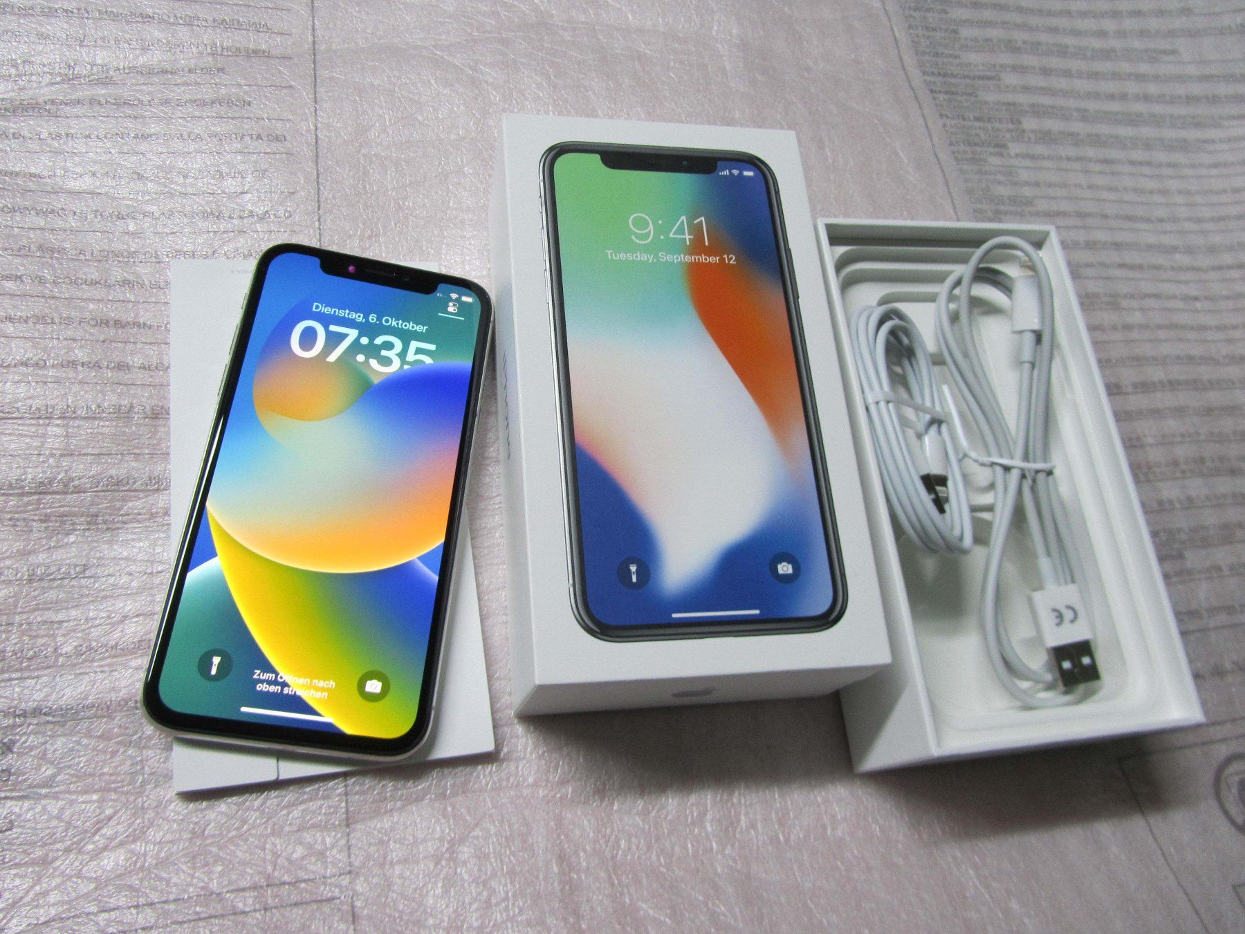 Apple Telefoni cellulari / Smartphones: Apple iPhone X 256GB Silber – Usato da moosseedorf venduto da RTN10 6