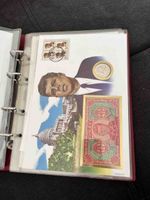 Banknotenbrief silber John F. Kennedy und Benjamin Franklin