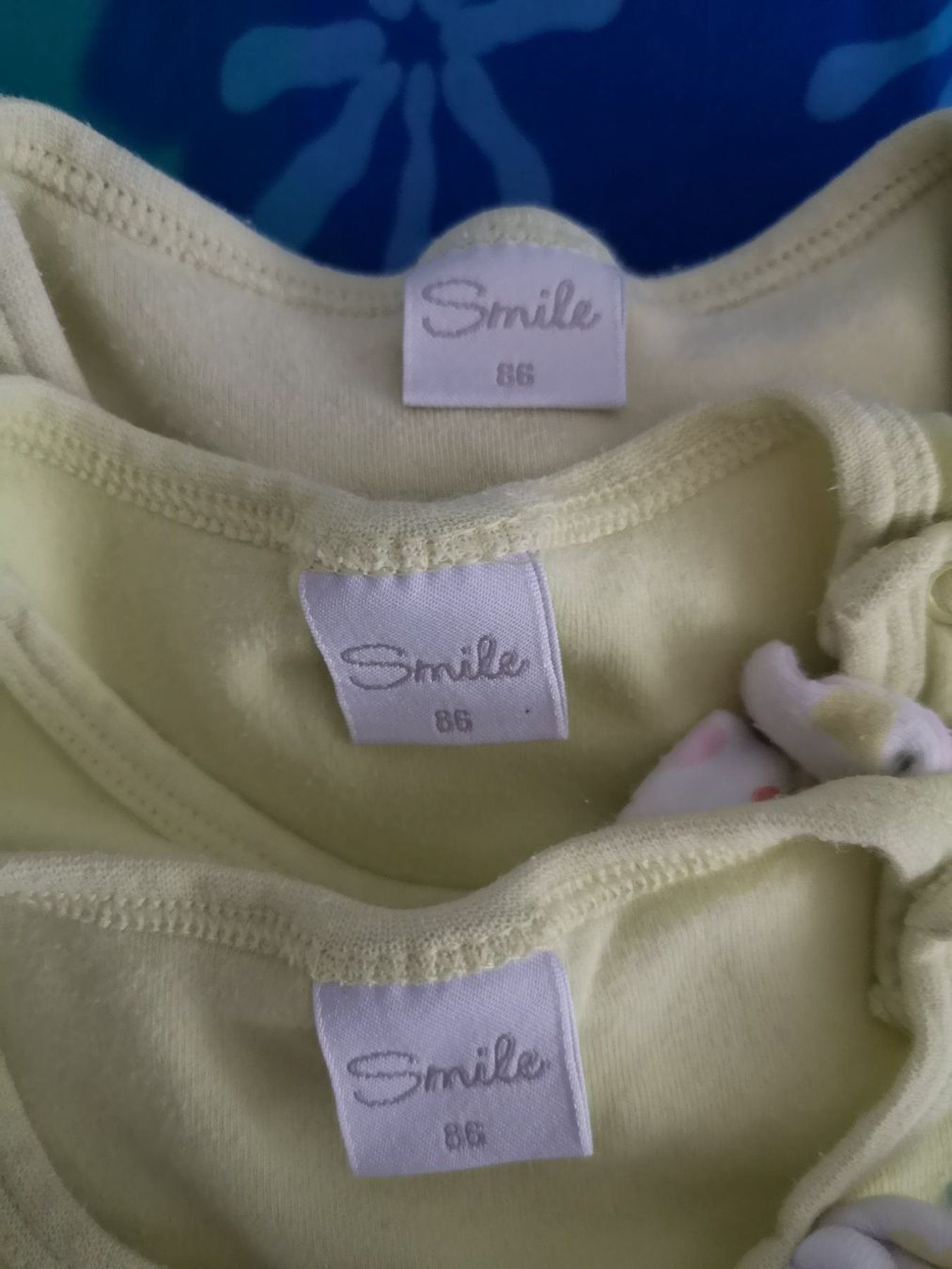 Migros Pigiama & Simili: Gr. 86 3 Pyjamas Kurzarm von Smile Gelb – Usato da Reiden venduto da eneiba 1