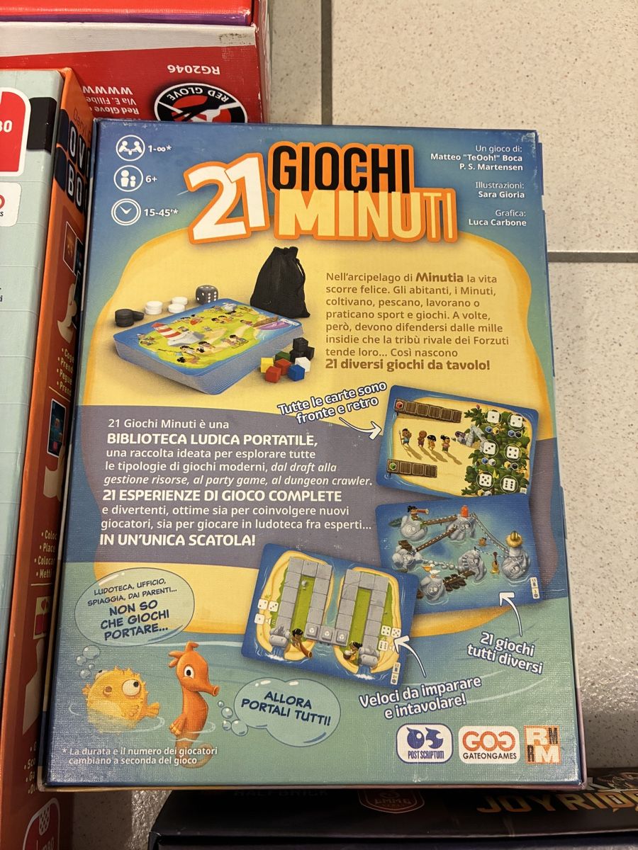 Spiele: 21 minuti gioco di società  – Gebraucht aus Maggia von quankina