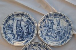 Lot antike Wandteller, Royal Goedewaagen Blue Delft - Lot 5
