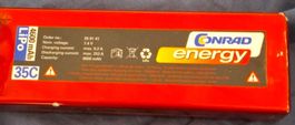 Conrad Energy LiPo Akku 4600mAh, 7.4V