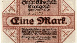 Elberfeld 1 Mark 15.11.1918 VZ++-UNZ