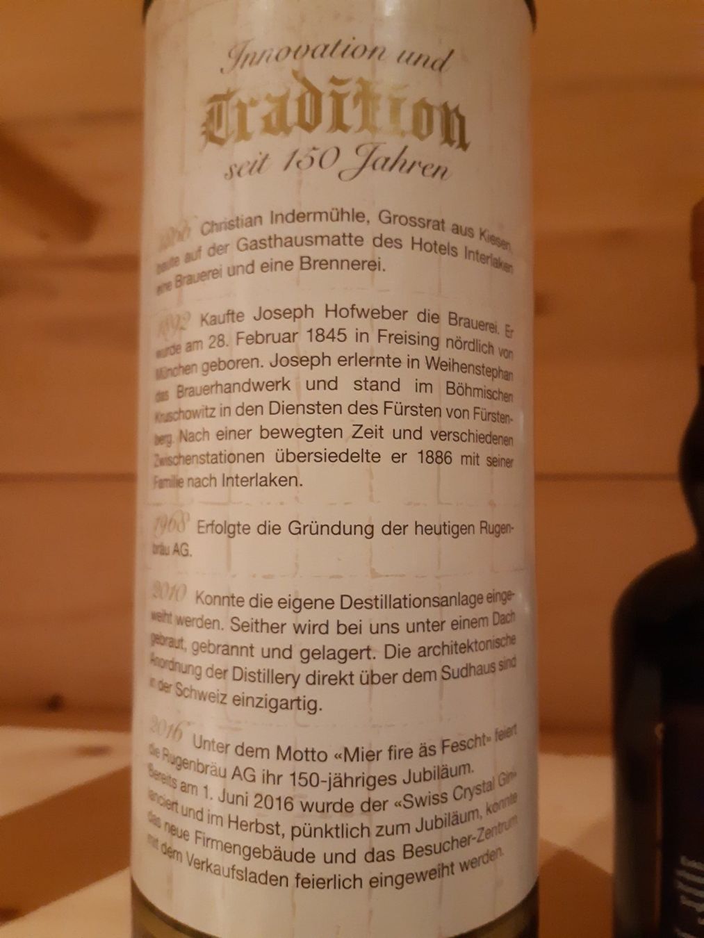 Spirituosen: Single Malt 150 Jahre Rugenbräu – Neu und originalverpackt aus Grindelwald von carro5 6