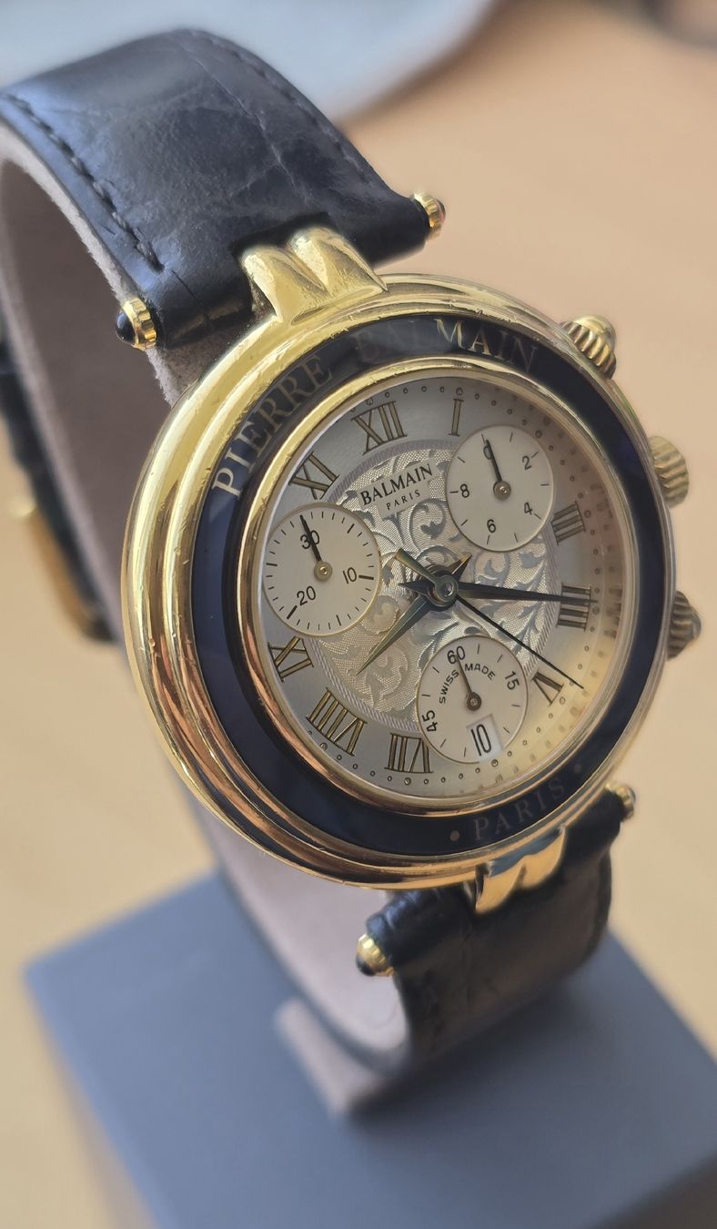 Balmain Uhren: Pierre Balmain Paris Chronograph 37.4 mm – Gebraucht aus Minusio von AGSuhren 1