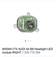 AUDI A4 B9 Scheinwerfer Blinker LED Modul rechts links