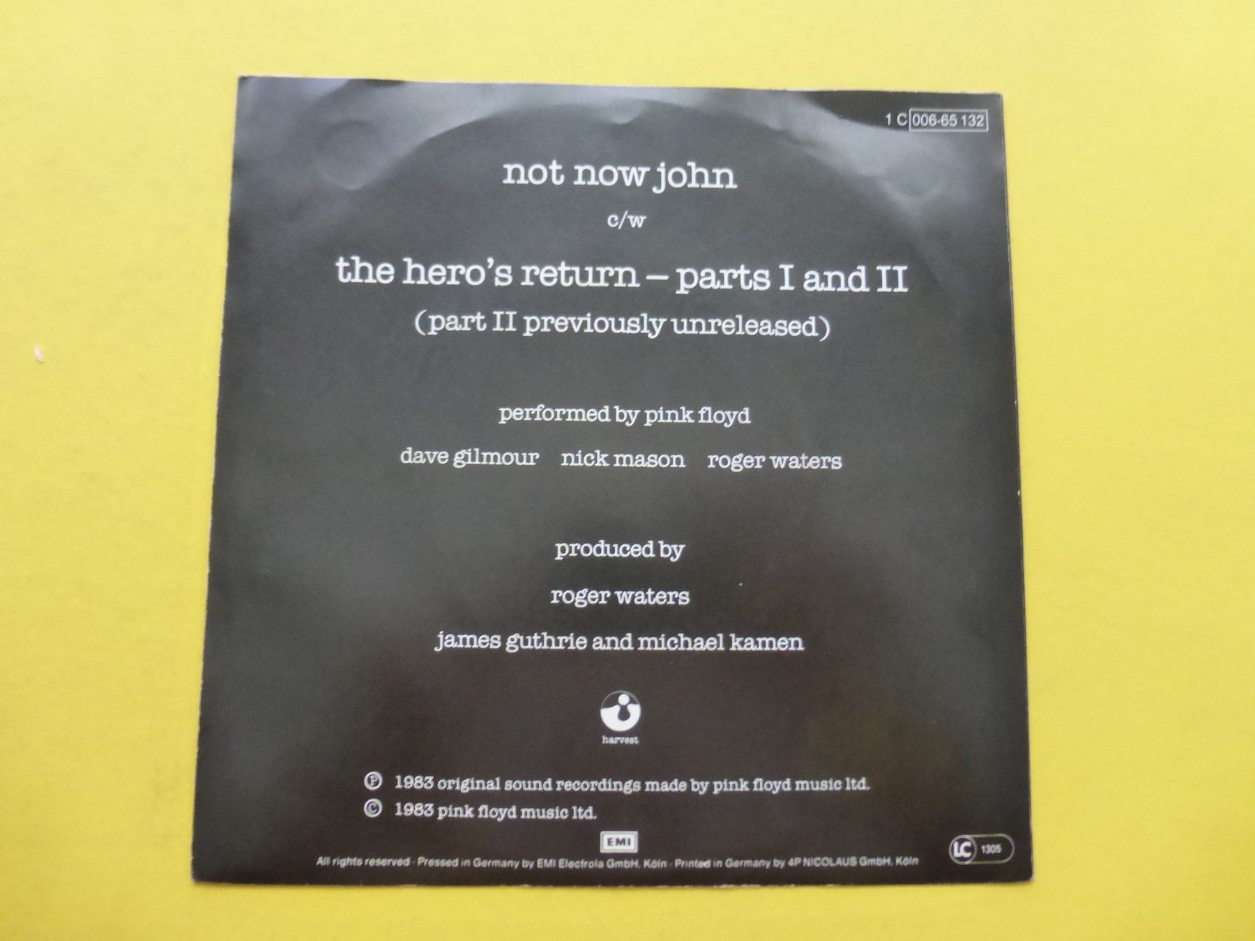 Vinyles: Pink Floyd – Not Now John – D'occasion à Zürich par Swiss57 1