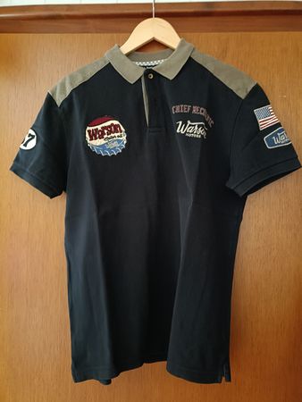 Polo homme Warson, noir, taille L