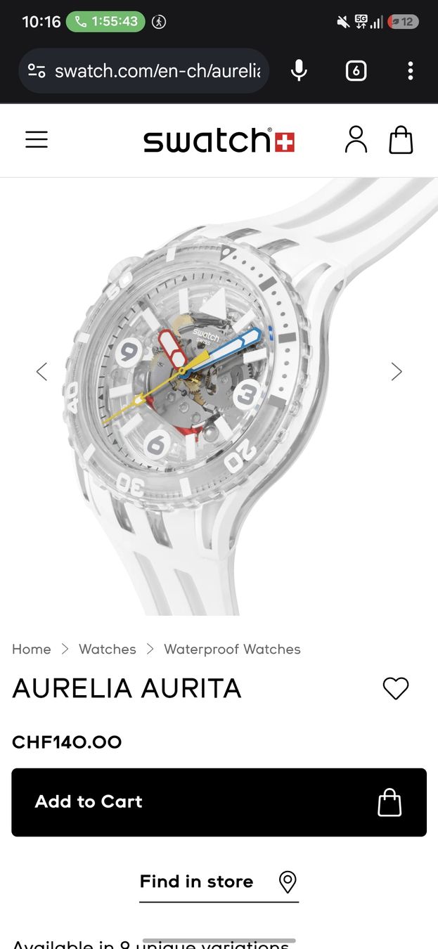 Swatch Orologi: Swatch Scubaqua - Aurelia Aurita – Nuovo (secondo la descrizione) da Biel/Bienne venduto da Seyran 6