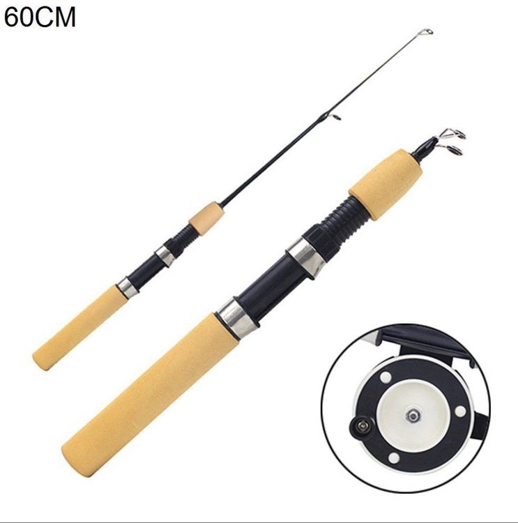 Leichte Carbon Angelrute UL - Teleskoprute 1,35-1,98m Für Bachlauf & Forellen