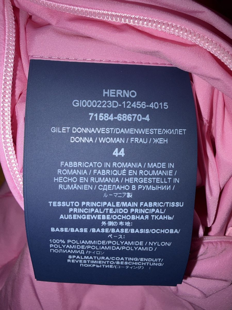 Herno Gilet & Giacche senza maniche: Herno Weste neu pink – Nuovo e nell'imballaggio originale da Matten b. Interl venduto da Kings-Fashion 8