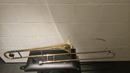 Posaune  Maraton Gold Messing mit 2 Munstücke und Tasche geb
