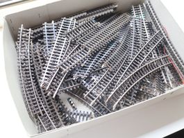 Märklin ca. 70-80 x K-Gleis H0 Schienen - Set Vollprofil
