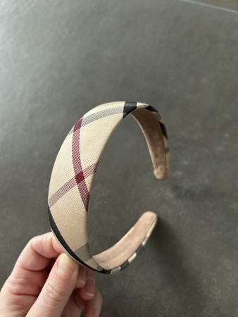 Original Burberry Haarreif Stoff
