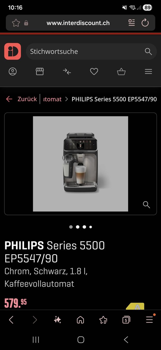 Philips Macchine per caffè & Macchine per espresso: Kaffemaschine – Usato da Leibstadt venduto da mer_6g9k 1