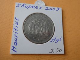 Mauritius 2009, 5 Rupees    stgl