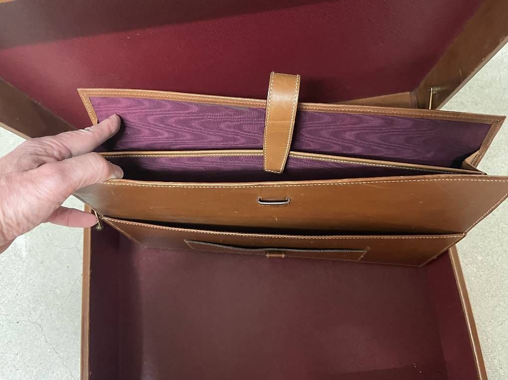 Valigie & Borse: Presto Leder Aktentaschenkoffer – Usato da Rueschlikon venduto da piashaw01 2