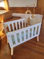 Puppenbett aus Holz