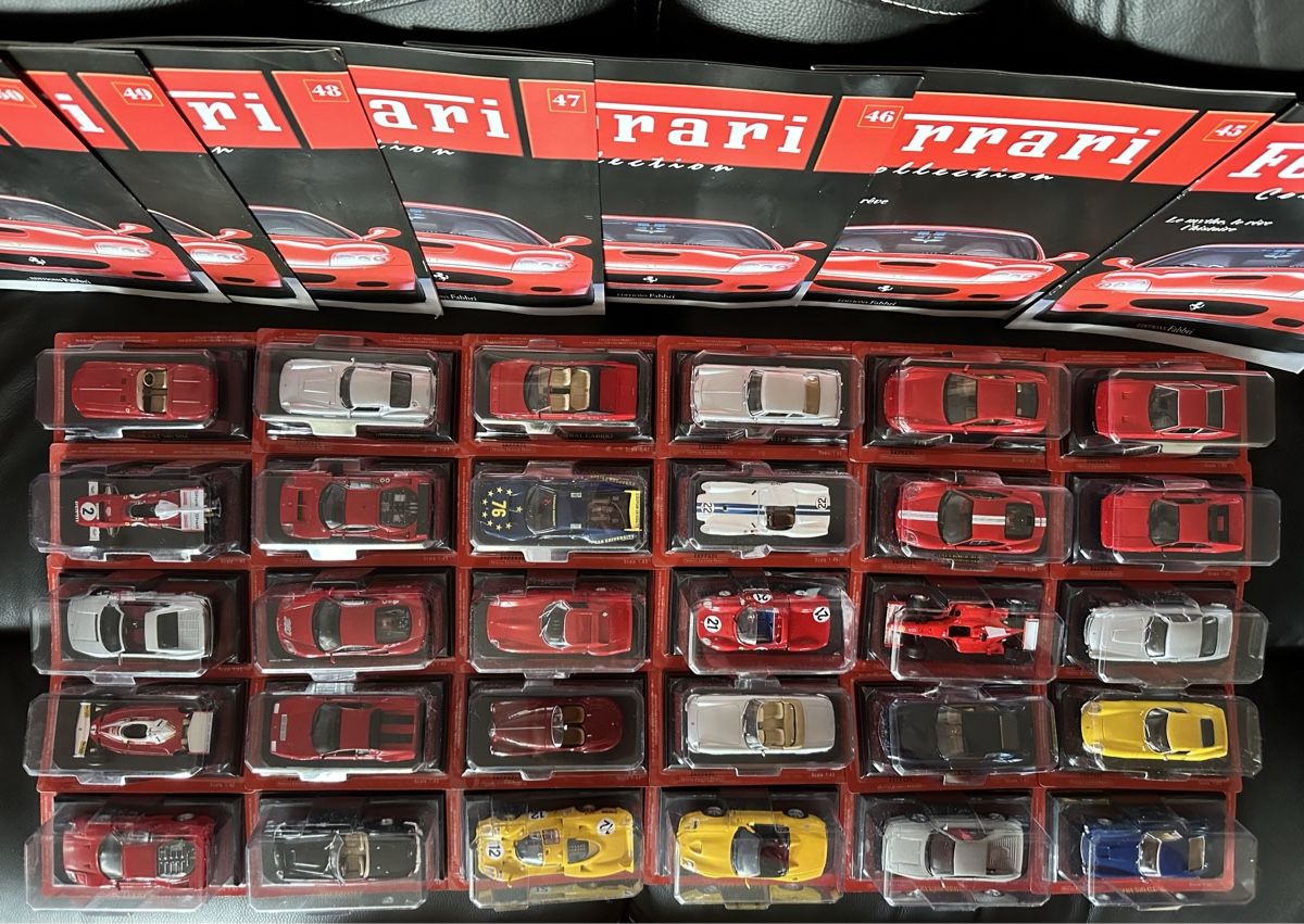 Ferrari Modellautos: Collection Fabbri de 50 FERRARI – Neu und originalverpackt aus Ecublens VD von acbox2000 2