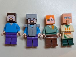 4 Stück Lego Minecraft Minifiguren [used]