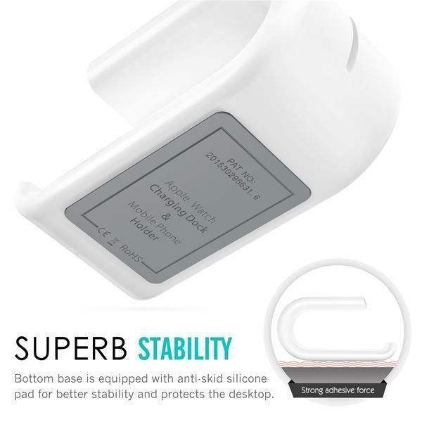 Smartwatch: Support blanc pour iphone Apple watch – Neuf avec emballage d'origine à Morges par DigiAC 3