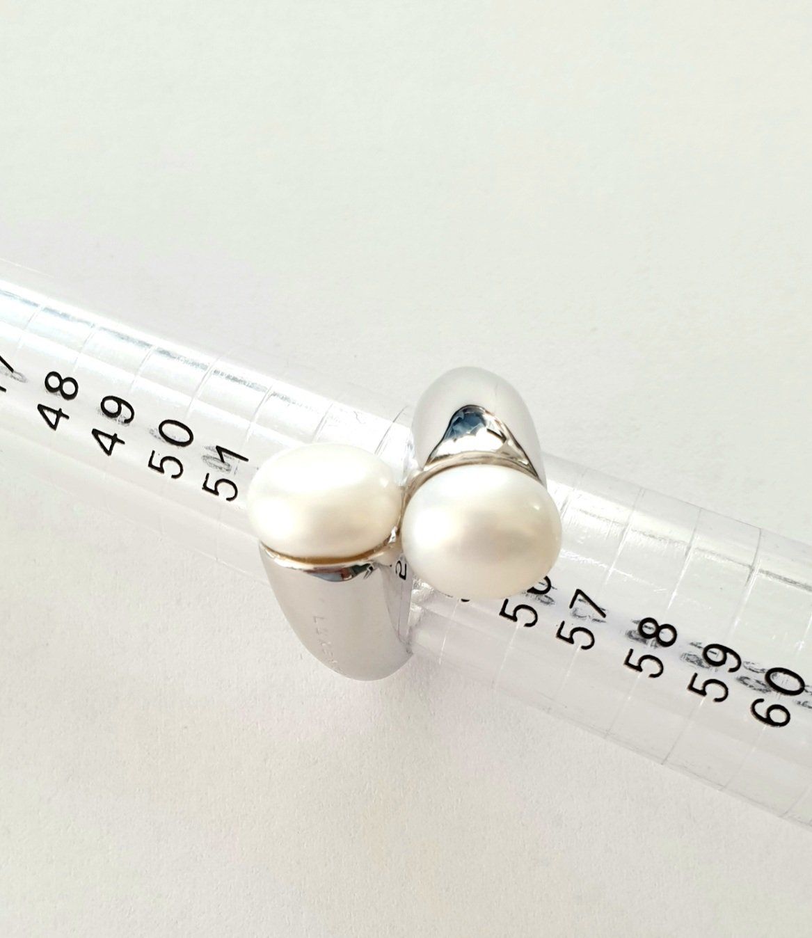 Anelli: Silberring 925 mit echten Perlen, edel & makellos - Neu – Nuovo e nell'imballaggio originale da Uetikon am See venduto da Coralreef 7