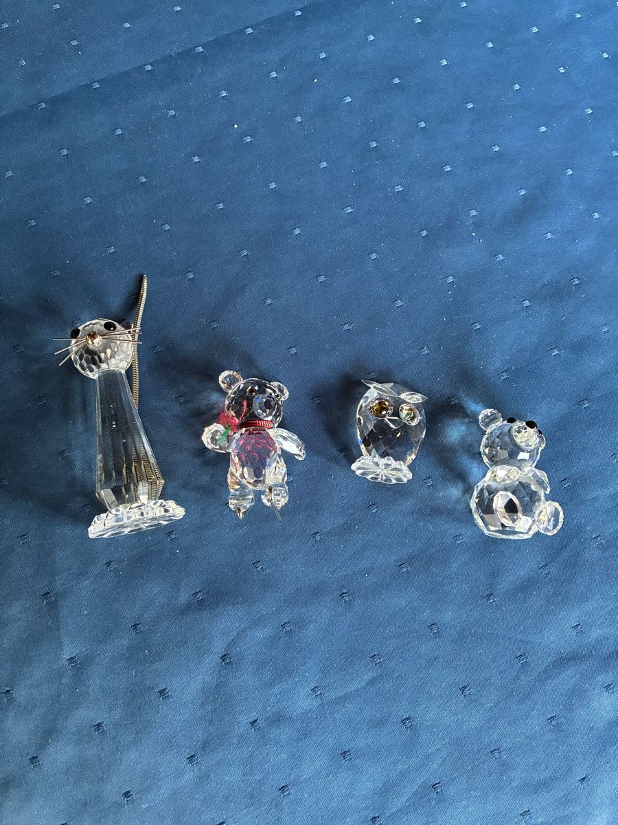 Swarovski Bicchieri: 4 Swarovski Figürchen – Usato da Dornach venduto da Rosengarten