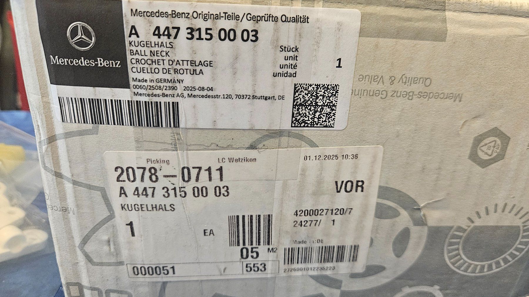 Westfalia-Automotive Anhängerkupplungen: Kugelhals Mercedes v-Class – Gebraucht aus Triesen von Stiefel83 3