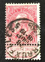 Briefmarke aus Belgien gestempelt  Siehe Original Fotos 