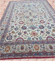 Schöner Antiker persische Teppich Kaschan Massen 385 x 275cm