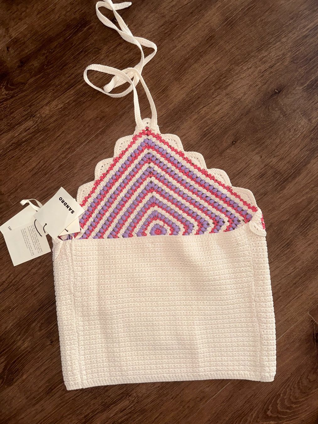 Sandro Top: New Sandro crochet top - Size 3 – Usato da St-Sulpice VD venduto da juhdu 4