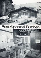 Bürchen   VS   -   Restaurant ALPENRÖSLI