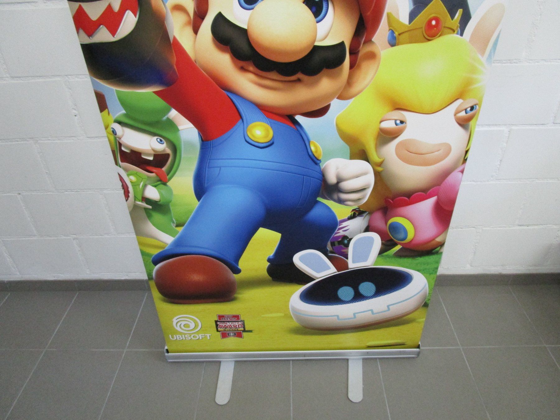 Spiele: Roll-Up Werbebanner Mario + Rabbits Kingdom Battle - Switch – Gebraucht aus Goldau von agestuffer 3