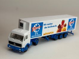 RI- Herpa Mercedes Kühlkoffer Sattelzug  Schöller