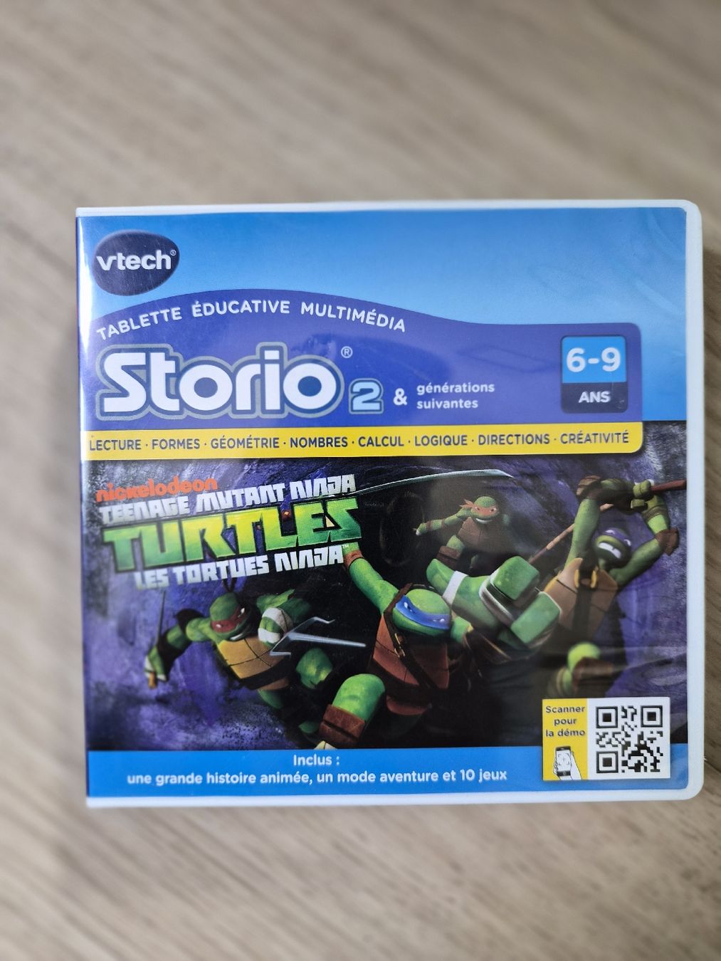 Vtech Spiele: Vtech Storio 2 Tortues Ninja - Cartouche Jeu 6-9 Ans – Gebraucht aus La Joux FR von car_ck96