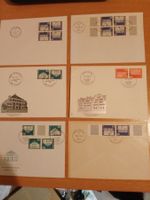 Lot von 6 versch. FDC's Kehrdrucke 1970